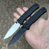 Thumb Open Mini EDC Folding Pocket Knife, Axis Lock with 2.7'' 8Cr13MoV Blade, Glass Reinforced Nylon Handle