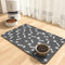 Absorbent Pet Feeding Mat for Dogs - Quick Dry Food and Water Mat, No Stains Dog Placemat for Messy Drinkers 12"X19"