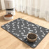 Absorbent Pet Feeding Mat for Dogs - Quick Dry Food and Water Mat, No Stains Dog Placemat for Messy Drinkers 12"X19"