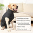 HEYWEAN Full Body Dog Diaper, Puppy Nappies Recovery Suit for Male Female Dogs