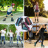 Roller Skate Bag with Adjustable Shoulder Strap, Large Capacity for Quad, Inline, Ice & Roller Skates
