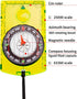 Gejoy 4 Backpacking Pieces Hiking Compass Orienteering Compass Map Navigation Gear Wilderness Survival Gifts for Kids