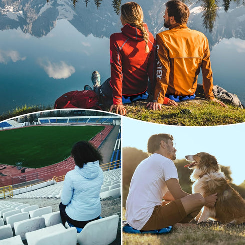 ONTYZZ Inflatable Seat Cushion Lightweight Airplane Seat Cushion Stadium Seat Travel Cushion for Climbing Hiking Office