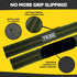 Heavy Duty Wrist Wraps & Lifting Straps - 21" Wrist Wraps & 24" Straps for Weightlifting with Silicone Grip