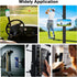LOERUMG N56 17/16/15/14/13 Magnetic Golf Cart Phone Holder, Compatible with MagSafe iPhone Pro/Max/Plus & Android, Fits