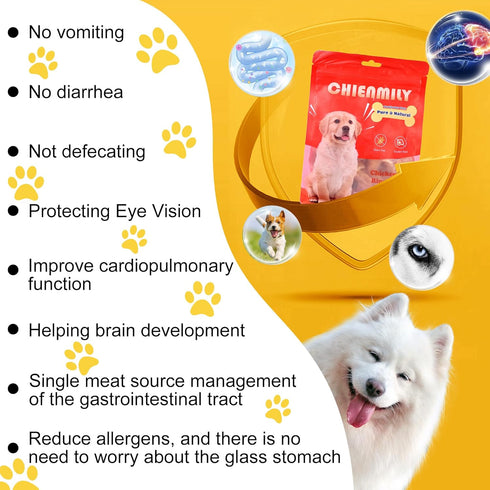 Chicken Jerky Strips Dog Treats, Low Fat, Training Treats for Small Medium and Large Dogs, 11.6 oz