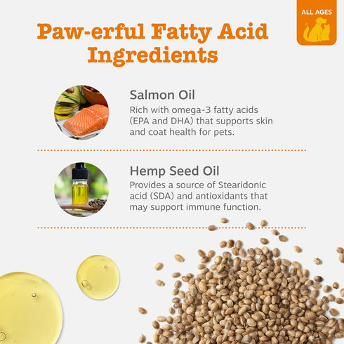 3 6 Immune 16oz Zesty Paws Salmon Omega Oil Hemp for Dogs and Cats with Wild Alaskan Salmon Oil Omega and Fatty Acids