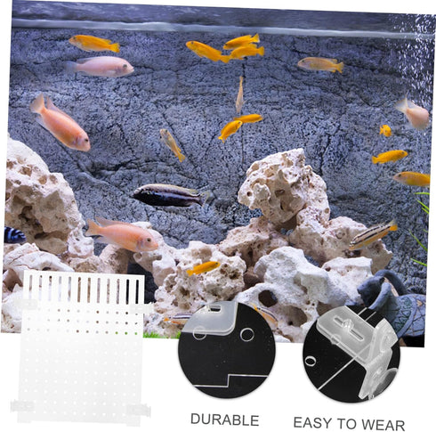 Fish Tank Board: 10 Gallon Divider, 20 Gallon Separator, Flapper Accessories, Acrylic Aquarium Net