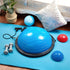 Honoson Set, Half Ball Trainer Yoga Ball with Resistant Band Foot Pump Half Exercise with Fitness Elastic Belt Hedgehog