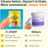 Vet-Recommended 60 Count Jasper Dog Dental Wipes, All-Natural Finger Toothbrush Wipes for Dogs, Fresh Breath & Tartar