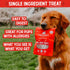 3oz Stella & Chewy's Freeze-Dried Raw Beef Heart Dog Treats - Single Ingredient, No Additives - Premium Training Treats