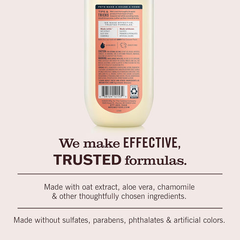 3 1 14oz MRS. MEYER'S Clean Day in Dog Shampoo, White Peach Scent