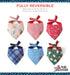 Dog Bandanas, Reversible Scarf for Medium & Large Dogs, Soft & Breathable Pet Bandanas
