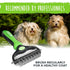 Mighty Paw Dog Grooming Brush - 2-In-1 Dual Sided Comb with Round Tip for Maximum Coat Penetration