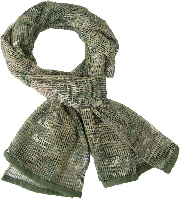 Sniper Veil Netting Camo Scarf, Men Camo Gun Wrap for Hunting, Shooting, Outdoor Activities