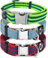 Regal Dog Products Large Pet Collar with Custom Engraved Buckle | Durable Twill Collars for Small Medium Large Dogs