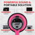 PYLE-PRO Portable Megaphone Speaker Siren Bullhorn - Compact, Battery Operated with 20 Watt Power, Microphone, 2 Modes,