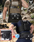 LIVANS Roll Up IFAK Pouch, Medical Drop Dump Pouch MOLLE First Aid Pouches Tactical Dangler Pouches Belt IFAK Bag