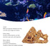 Aquarium Decoration Cave, Gold Mountain Simulation Resin Hideouts for Freshwater and Saltwater, 4.3 x 4.7 x 5.9 inch
