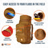 Go Time Gear Molle Water Bottle Holder, Tactical Canteen Pouch for Backpacks, Fits Up to 40 oz.