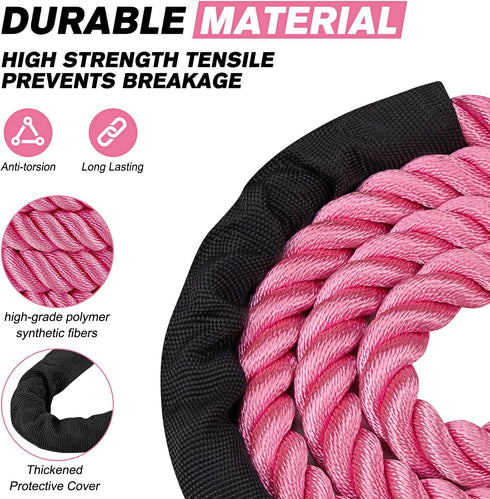 Weighted Jump Rope for Women, Adult Skipping Rope for Fitness, Heavy Exercise Jumpropes for Home Gym Workout