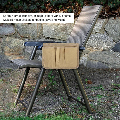 Compact Portable Folding Chair for Hiking, Camping Chair Armrest Storage Bag, Fishing, Picnic, Outdoor Camping
