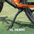 HENMI Adjustable Bike Kickstand for Adult Bikes, Non-Slip Sole, Aluminum Alloy for Most 24"-29" Mountain/Trek Bikes