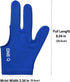 ONEQ 3 Fingers Billiard Gloves, Professional Snooker Cue Gloves in 3 Colors (Spandex) 5pcs/Set