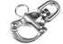 Mxeol Quick Release Bail Rigging Swivel Eye Snap Shackle, Stainless Steel Clip for Sailing Boat Marine
