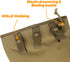 Tactical Foraging Bag, Lightweight Molle Roll Up Dump Pouch, 500D Nylon Collection Mag Pouch for Hiking