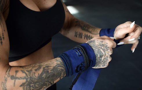 Gymreapers Strength Wrist Wraps for Cross Training, Olympic Lifting, Fits All Wrist Sizes