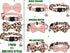 Collar for Cat Pet Breakaway with Bell, Adjustable Safety Kitten Puppy Girl Boy 2pcs Pink Leopard & Pure
