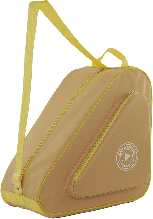 Skate Bag for Ice Skates, Inline Skates, Roller Skates, and Quad Skates for Kids and Adults