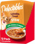 Hartz Delectables Stew Lickable Wet Cat Treats, Chicken & Veggies, 1.4 Ounce (Pack of 12)
