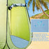 Lyreh 39.4x39.4in Camp Shower Tent Floor Mat, Changing Tent Bottom Pad Portable Pop-Up Changing Tents Base Outdoor