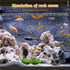 2 PCS Broken Barrel Aquarium Decorations, Caves Hide Hut Fish Tank Ornaments, Shipwreck Theme Accessories