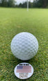 Value Pack of 3 Back to Back World War Champs Golf Ball Markers, Magnetic American Flag Golf Ball Markers