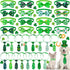 32 Pieces St. Patrick's Day Dog Bow Tie Collar, Adjustable Green Collar for Dogs and Cats, Lucky Necktie Grooming