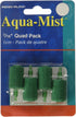 Penn-Plax AS6Q 4-Pack Aqua Mist Air Stone Cylinder Aerator for Easy Fish Tank Installation