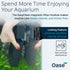 100 26 OASE EcoFlow Internal Aquarium Filter, for Freshwater and Saltwater Tanks Up to Gallons, Quiet, Customizable