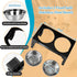 Niubya Elevated Dog Bowls with 2 Stainless Steel Bowls, Raised Adjustable Dog Bowl for Small Medium and Large Dogs