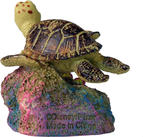 Penn-Plax Finding Nemo Resin Ornament, Crush, 3" x 2.5" x 2.5" for Aquarium Decor