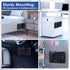 Gun Safe Door Organizer with Strong Adhesive Hook &Loop and Magnet Tape Two Way Mount, Elastic Gun Safe Pistol &Mag