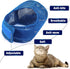 Weewooday 2 Pieces Cat Grooming Washer Mesh Bag - Adjustable Breathable Muzzles for Bathing and Nail Trimming