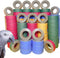 ToughRight 120Pcs Fatty Bagels Bird Toys for Parrots Durable Cardboard Chewing Shredding Foraging
