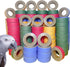 ToughRight 120Pcs Fatty Bagels Bird Toys for Parrots Durable Cardboard Chewing Shredding Foraging