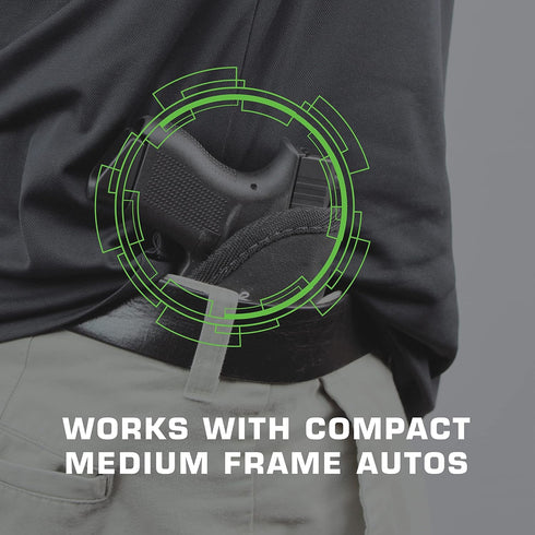 Sticky Holsters MD-3 Medium Tactical Gear Holder, Ambidextrous Design, Fits 3.5"-4" Barrel