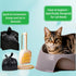 200 Count (200) Black Small T-Shirt Trash Bags with Handles,Perfect for Dogs&Cats Poop Bags,Car Trash Bags