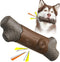 Indestructible Dog Chew Toys for Aggressive Chewers - Tough Rubber Log-Branches for Dogs