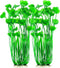 MyLifeUNIT Plastic Fish Tank Plants, 2 Pack Artificial Tall Aquarium Plants for Fish Tank Decor, 15.75 Inches (Green)
